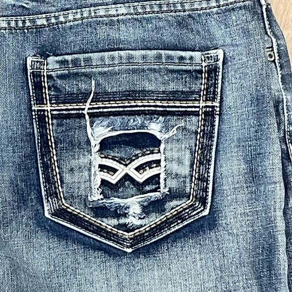 Flypaper Jeans Mens 36x28 Grunge 90s Y2K Boot Jeans Casual Denim Streetwear - Picture 2 of 10